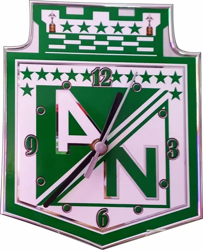 Reloj Analogico De Equipos De Futbol Colombiano De 18x18 Cm